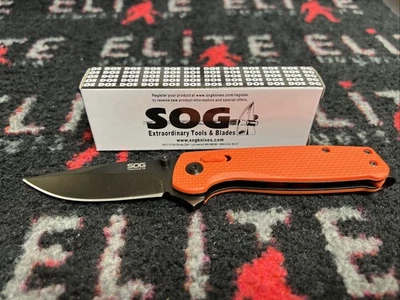 SOG Terminus XR - 3 in -Folding Pocket Knife -Limited Series CRYO-02- ORANGE - Image 1 of 4