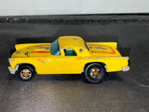 1977 Vintage Hong Kong Mattel Hot Wheels '57 T-Bird Yellow Car - Picture 1 of 6