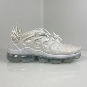 Nike Air VaporMax Plus Triple White Platinum 924453-100 Men's 10 - Picture 1 of 6