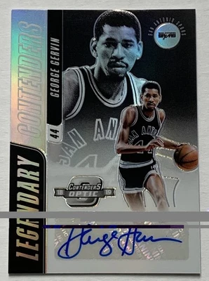 2018-19 Panini Contenders Optic George Gervin Legendary Contenders Auto /99 HOF - Image 1 of 2