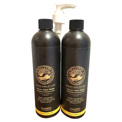 2 Tweak'd by Nature Restore Hydrating Balm Dry Hair Pump Inserted Coco Nutty - Image 1 of 2