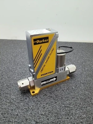 Parker Porter Digital Mass Flow Controller 701-AAASVPRJ N2 10 SLPM VCR Male - Image 1 of 4