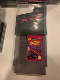 Heavy Barrel NES Nintendo + Dust Sleeve + Protective Outer Case
