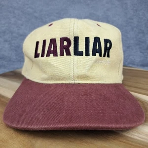 Vintage Liar Liar Movie Promo Hat Cap Strap Back Jim Carrey 1996 Trust Me Film - Picture 1 of 9