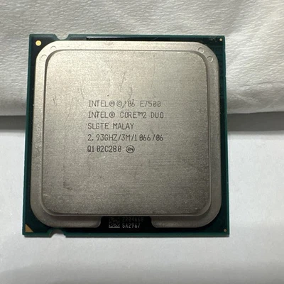 Intel® Core™2 Duo Processore E7500 3M Cache, 2.93 GHz, 1066 MHz FSB - Immagine 1 di 2