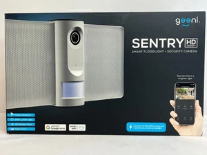 Geeni Sentry GN-CW016-199 White 1080P Smart WiFi Floodlight Surveillance Camera - Picture 1 of 12