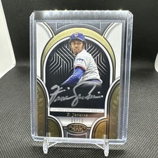2023 FERGIE JENKINS On-Card AUTO #d/10 SSP TOPPS TIER ONE TALENT Chicago Cubs