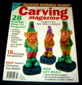 CARVING MAGAZINE Holiday 2010 Issue 32 Santas, Ornaments - Picture 1 of 1