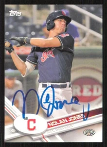 NOLAN JONES Autograph 2017 Topps Pro Debut card auto CLEVELAND GUARDIANS - Picture 1 of 2