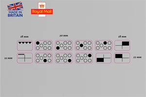 7 ring cooker hob stove stickers with 5 indicating oven & grill position sticker - Picture 1 of 5