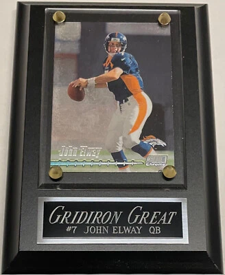 DIE HARD FAN JOHN ELWAY DENVER BRONCOS PLACA DE TARJETA PARA TU HOMBRE CUEVA DECORACIÓN DE PARED Foto 1 de 4