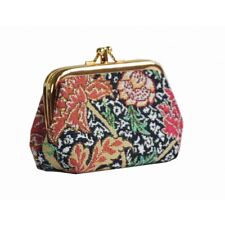 Signare Morning Garden Double Section Coin Frame Purse Tapestry