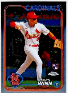 2024 Topps Chrome Baseball Masyn Winn No. 189 St. Louis Cardinals - Bild 1 von 2