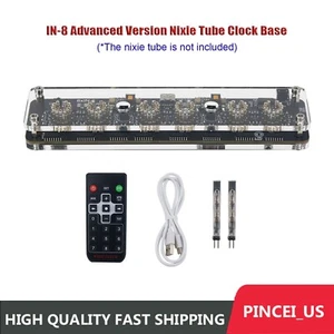IN-8 Advanced Version Nixie Tube Clock Base with Colon Tube and Remote Control - Picture 1 of 8