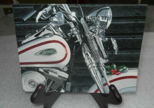 One  Harley Davidson Holiday Greeting Card & Envelope  Heritage Springer - Picture 1 of 6