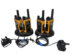 Motorola Tlkr T80 Extrem Walkie-Talkies Restposten Von 4 Mit 2 Ladegeräte - Bild 1 von 6