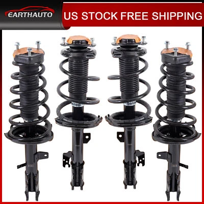 4X Front & Rear Shock Strut w/Spring For Lexus RX330 RX350 RX400h Highlander AWD - Imagem 1 de 4