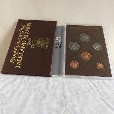 FALKLAND ISLANDS 1980 ROYAL MINT 6 COIN PROOF SET - Image 1 of 2