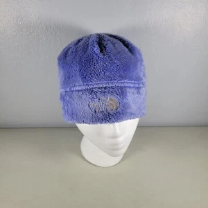 North Face Girls Beanie Hat Youth Medium Light Purple Winter Ski Soft - Picture 1 of 5