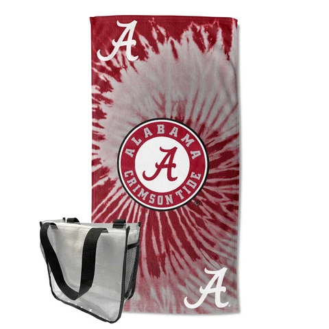 The Northwest Group Alabama Crimson Tide 30" x 60" Beach Towel with Clear Bag Cover
