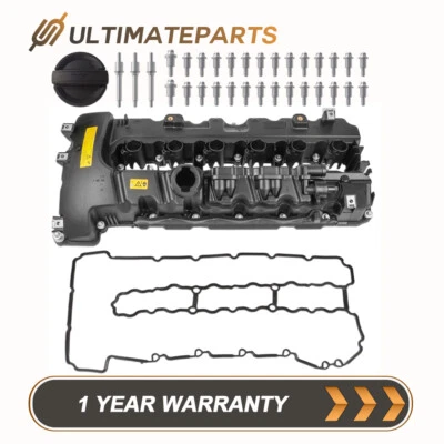 Engine Valve Cover w/ Gasket Set For 2007-2010 BMW BMW 335i E90 X6 2009-2010 Z4 - Image 1 of 4