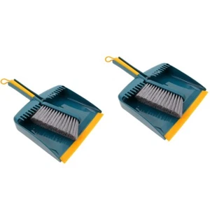 2 Sets Two-piece Broom Handheld Small with Dustpan Kitchen Cleaning Supplies - Afbeelding 1 van 12