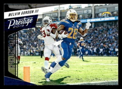 Melvin Gordon III 2019 Prestige Highlight Reel  Card #HH-MG Chargers - Image 1 of 2