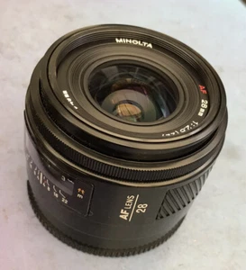 Minolta AF 28mm F2.8 Lens, Minolta / Sony A Mount for 35mm or DSLR - VGC - Picture 1 of 6