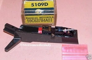 EV 5109D PHONOGRAPH CARTRIDGE STYLUS for Motorola 59C63784-A01 Astatic 367d 1186 - Picture 1 of 5
