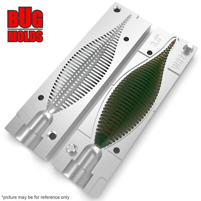 鱼饵 DIY 钓鱼模具柔软塑料鱼饵诱饵塑料醇鲈鱼波纹管 — 第 1/3 张图片