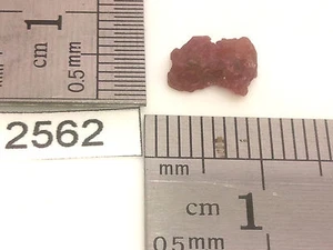 Rubis brut d'Afrique 0,2g corindon opaque non traité mineraux lithotherapie - Picture 1 of 1