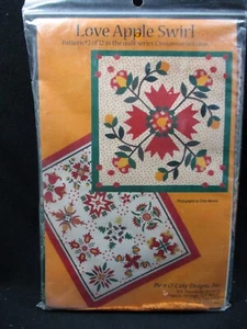Love Apple Swirl Block 2 Puntadas de Canela BOM Kit de Acolchado PieceO'Cake Designs - Imagen 1 de 3