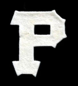 1960'S PITTSBURGH PIRATES MLB BASEBALL VINTAGE 2" STYLIZED LETTER P TEAM PATCH - Picture 1 of 1