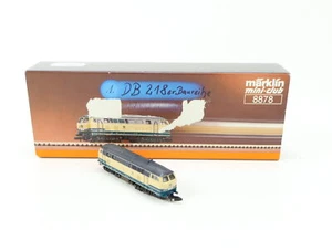 Märklin mini-club escala Z 8878 locomotora diésel azul océano-beige BR 218 438-0 DB - Imagen 1 de 8