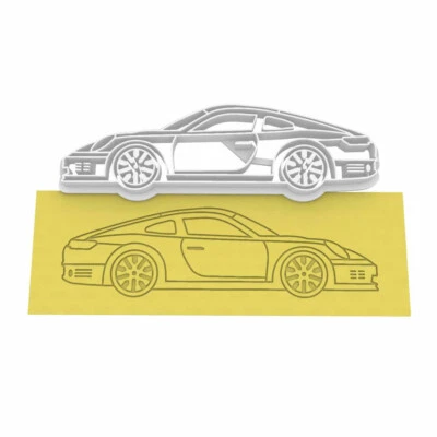 Ausstecher Plätzchenausstecher Auto ähnlich Porsche 911 Ausstechform - Bild 1 von 3