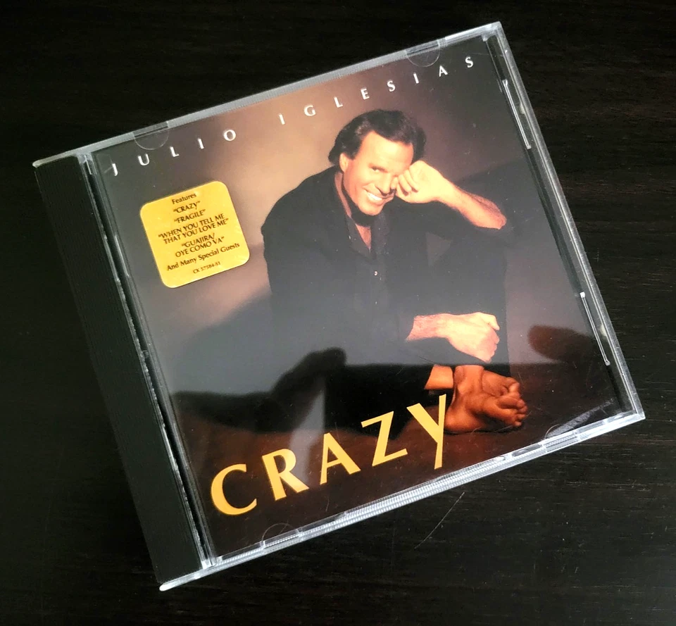 Julio Iglesias - Crazy - Latin Pop Romantic easy Listening Excellent CD - Image 1 of 4