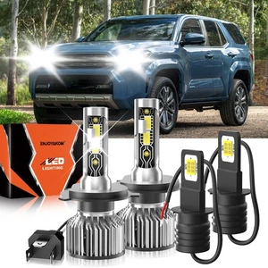 For Toyota 4Runner 1999-2002 6500K Combo LED Headlight Bulbs Fog Light Kit 4x - Picture 1 of 11
