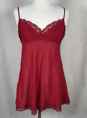 Victoria's Secret XS Muñeca Bebé Corta Roja De Colección Años 90 Chemise ~XS Foto 1 de 4