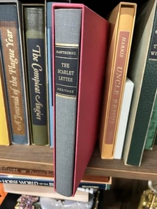 The Scarlet Letter - Nathaniel Hawthorne 1935 Heritage Press Slipcase VG - Picture 1 of 8