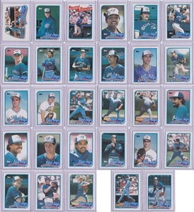 Toronto Blue Jays 1989 Topps Baseball Team Set 29 cards - Picture 1 of 13