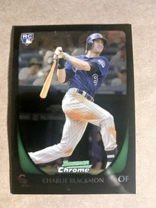 2011 Bowman Chrome Draft Charlie Blackmon RC Colorado Rockies #7 - Picture 1 of 2