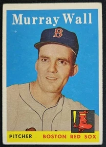 1958 Topps #410 Murray Wall Boston Red Sox - VG - Picture 1 of 2