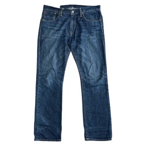 Polo Ralph Lauren Denim Jeans Regular Straight Dark Wash Blue Mens W35 L32 - Picture 1 of 7