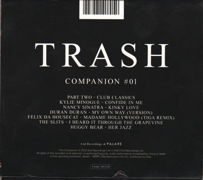 Various~TRASH Companion #01, 2002 original End Recordings CD! Duran Duran, Slits - Image 1 of 4
