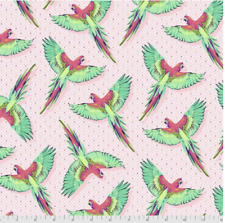 Free Spirit Tula Pink PWTP170 Daydreamer Macaw YaLater Dragon Fruit Fabric By Yd