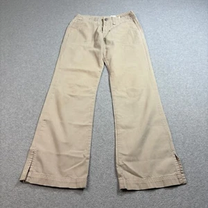 Vintage Lucky Brand Pants Woman 8x29 Dungarees America Flare Leg Slit Y2K 90s - Picture 1 of 12