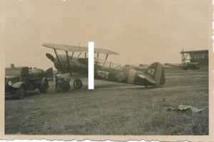 Rumänisches Flugzeug Jäger Doppeldecker Kennung Markierung Tankwagen WK II - Bild 1 von 1