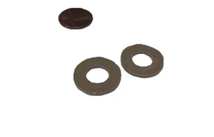 PEEK Metric Round Washer, M10 Screw Size, 20 mm OD x 10.5 mm ID, 20 Pcs - Picture 1 of 1