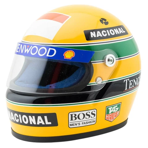 Ayrton Senna Helmet 1993 Scale 1:2 Cover
