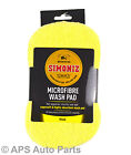 Simoniz Microfibre Wash Washing Pad Cleaning Buffing Polishing Valeting Care New